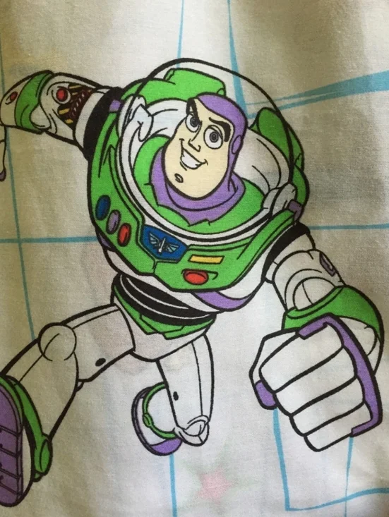 Vintage 1990s Disney Pixar Toy Story Window Valance - Retro Print - 84x15 - Picture 4 of 7